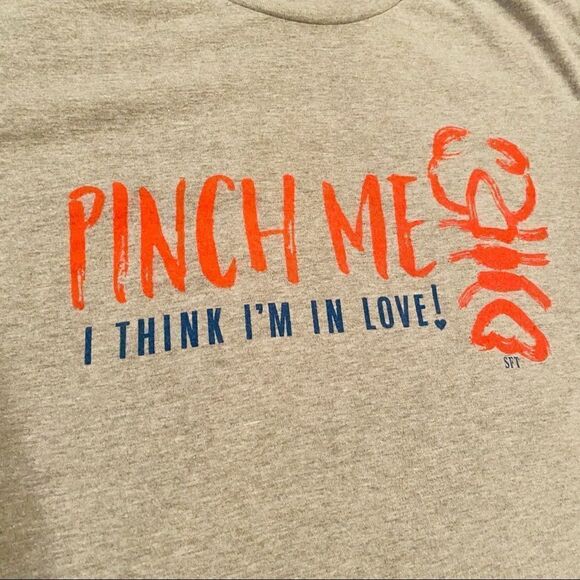 Next Level Crawfish Grey T-Shirt Size Large - Picture 9 of 11